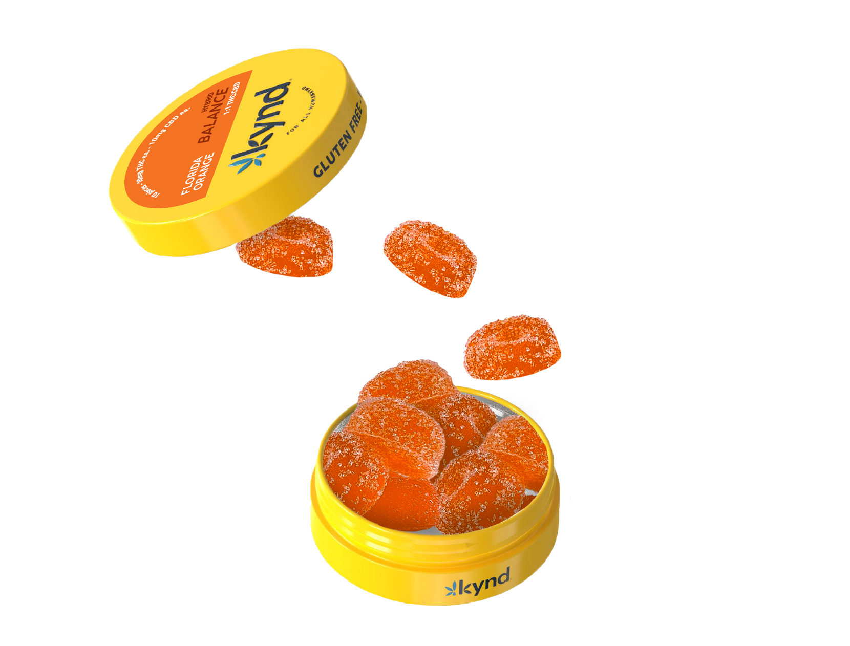 Photograph of product: Florida Orange 1:1 TH-oui:CBD - 10 Pack