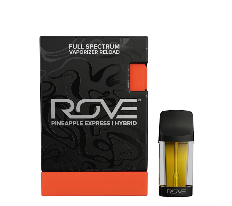 Photograph of product: Rove - Pineapple Express Reload Live Resin Diamonds Pod 1g
