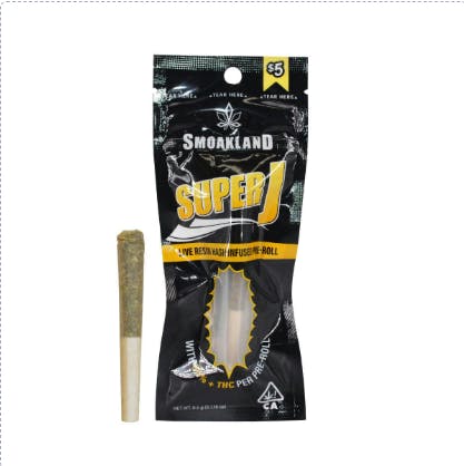 Photograph of product: Super Jay - Lemon Diesel (H) Infused Pre-roll - 0.5g