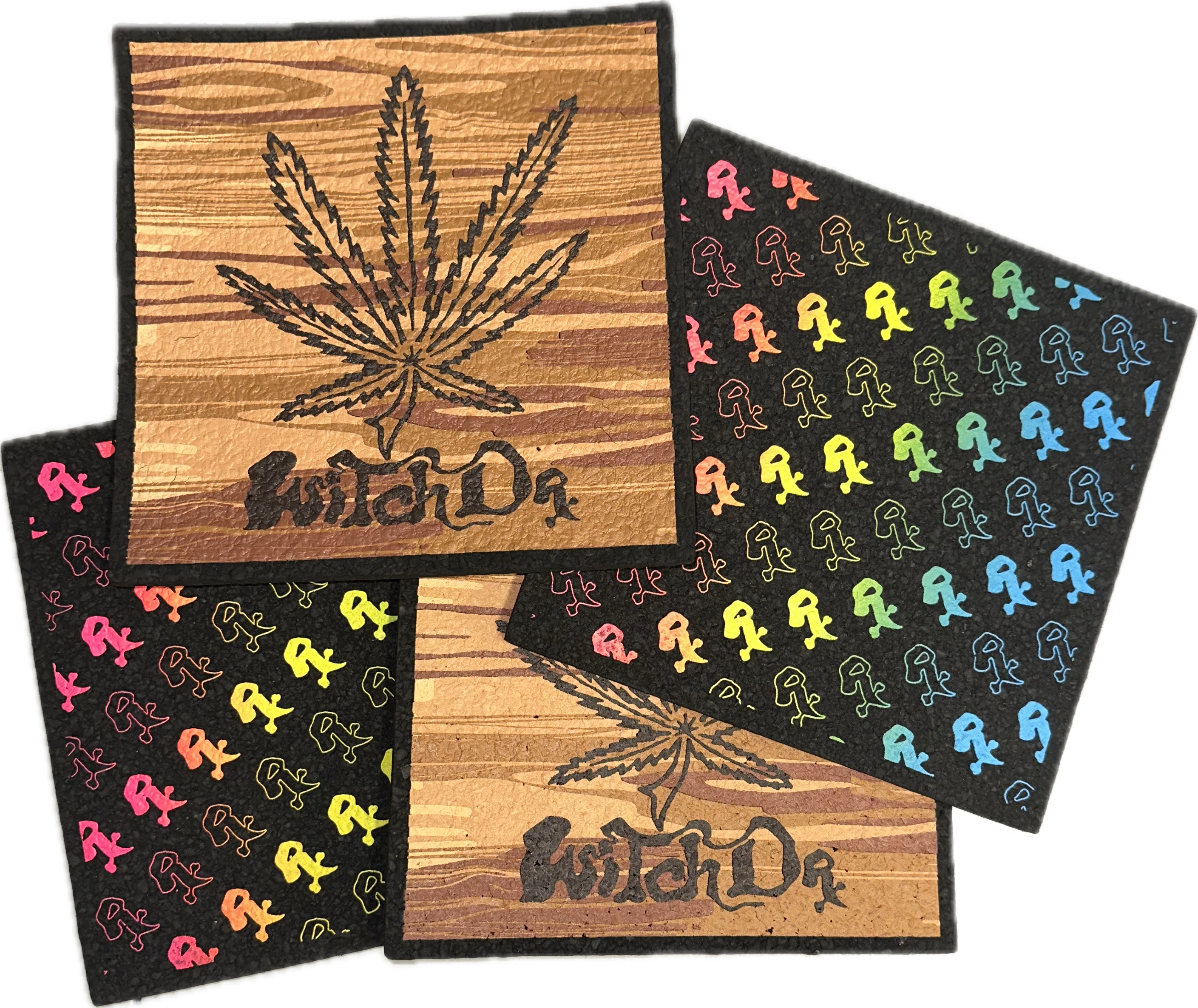 Photograph of product: Witch Dr. Dab Mat - 8" Square (Assorted Colors)