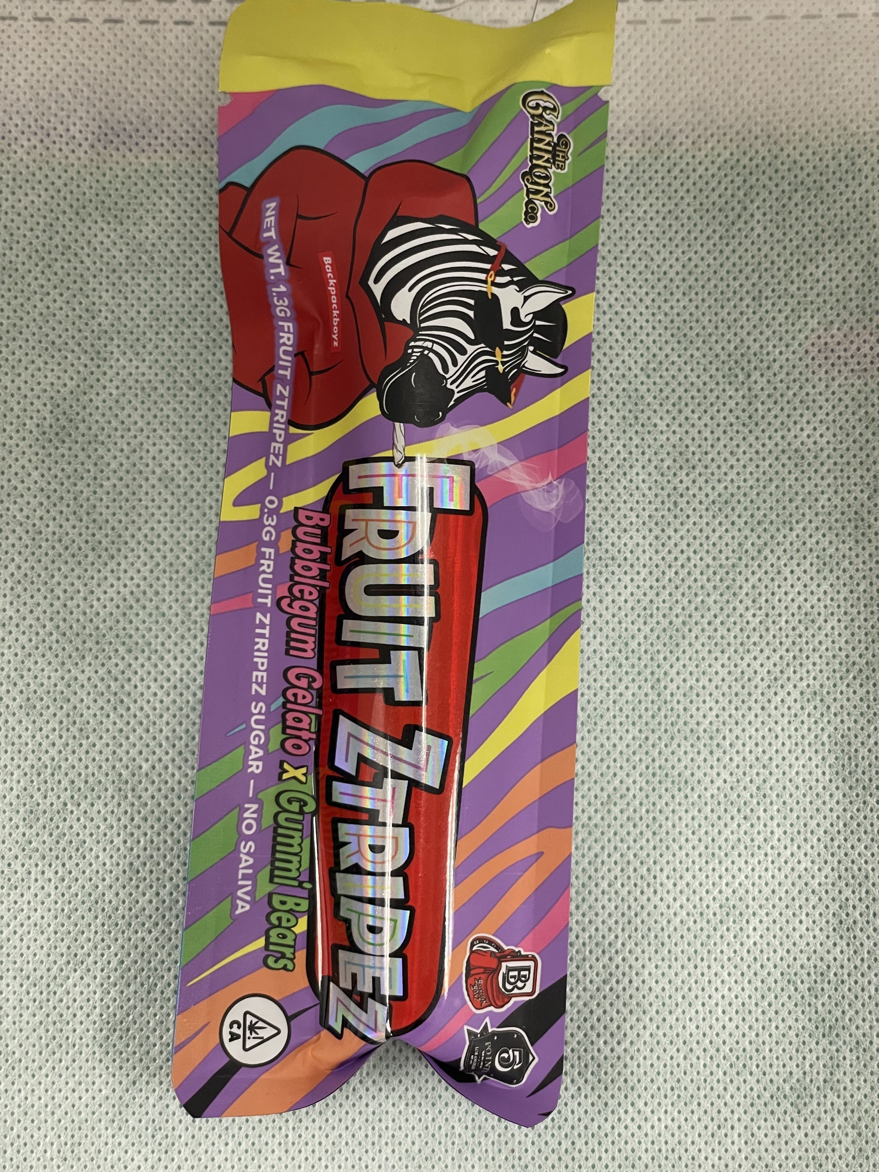 Photograph of product: Fruit Ztripez Infused Preroll 1.6g | Cannon Co.