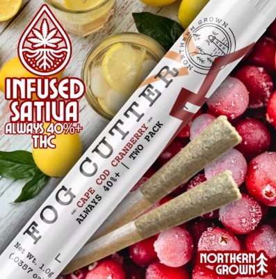Photograph of product: Cape Cod Cranberry Distillate Infused | Pre Rolls 2pk