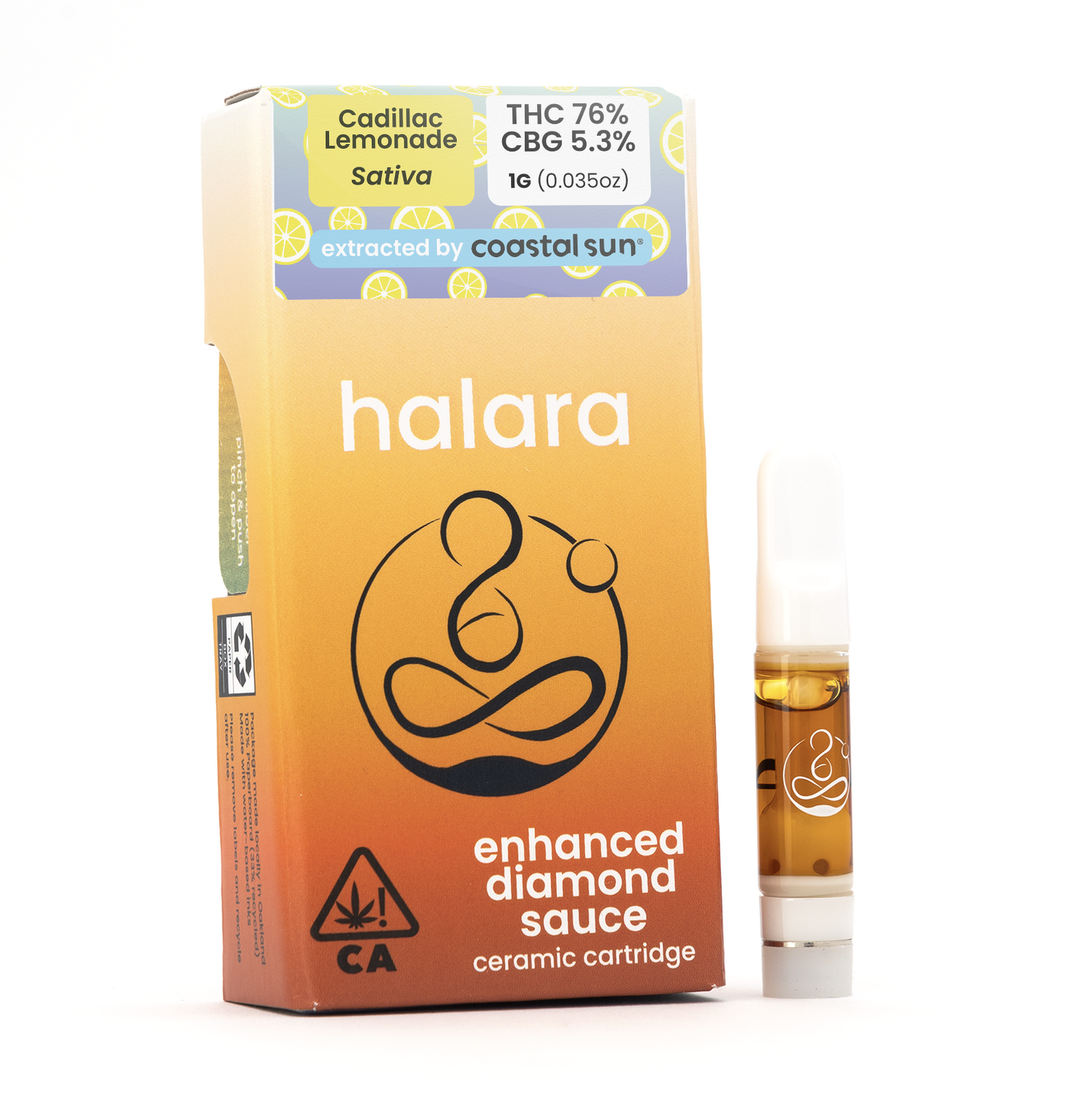 Photograph of Product: 1g Cadillac Lemonade (Sativa) Enhanced Diamond Sauce (ELDS) THC:76% $49 or 2/$80
