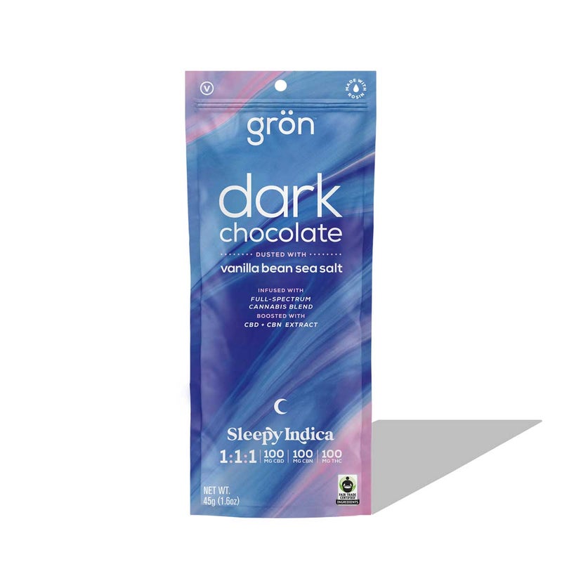 Photograph of product: Dark Chocolate Sleepy Oui'd 1:1:1 | Chocolate [10pk x 10mg]
