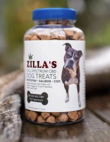 Photograph of product: Zilla's | CBD Dog Treats - Fish