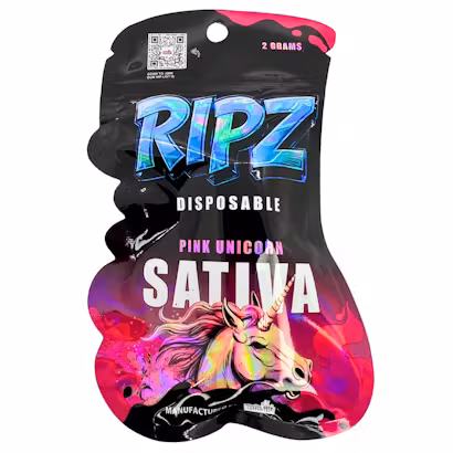 Photograph of product: Ripz Pink Unicorn Disposable Rec