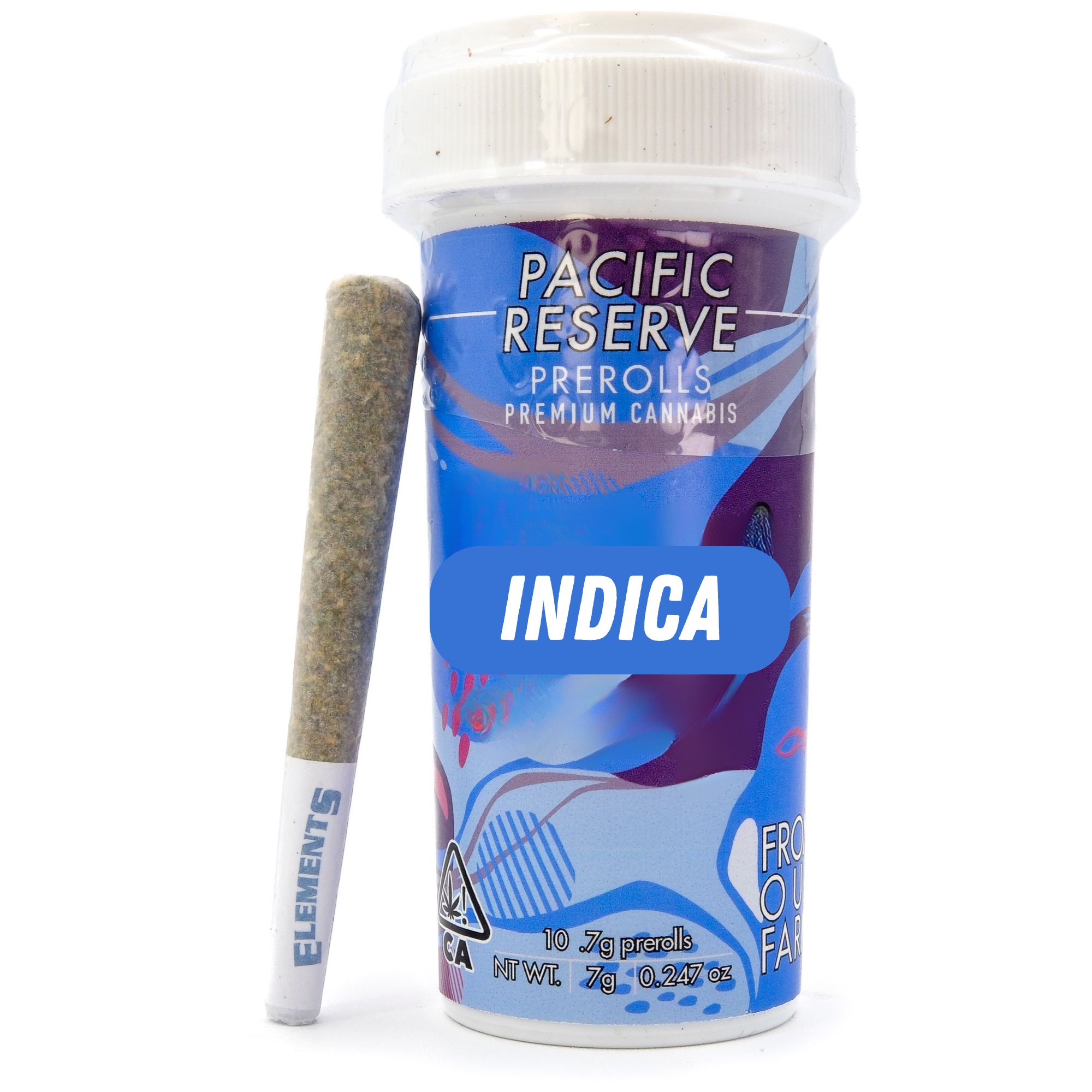 Photograph of product: Purple Gelato 33 7g 10 Pack Pre-Rolls - Pacific Reserve