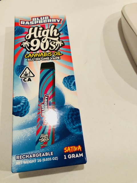 Photograph of product: BLUE RASPBERRY 1G ALL IN ONE - 1 G