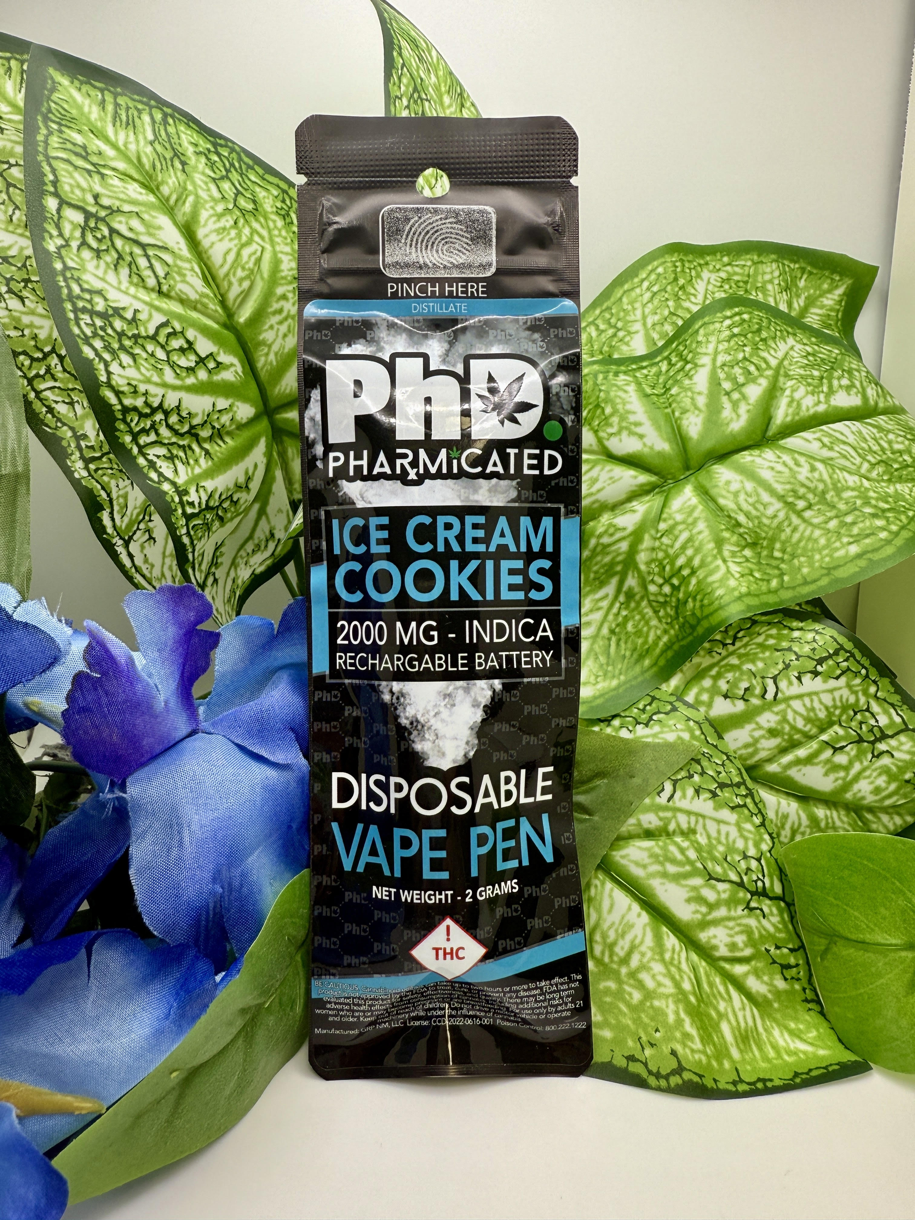 Photograph of product: Pharmicated - Ice Cream Cookies - 2g Disposable