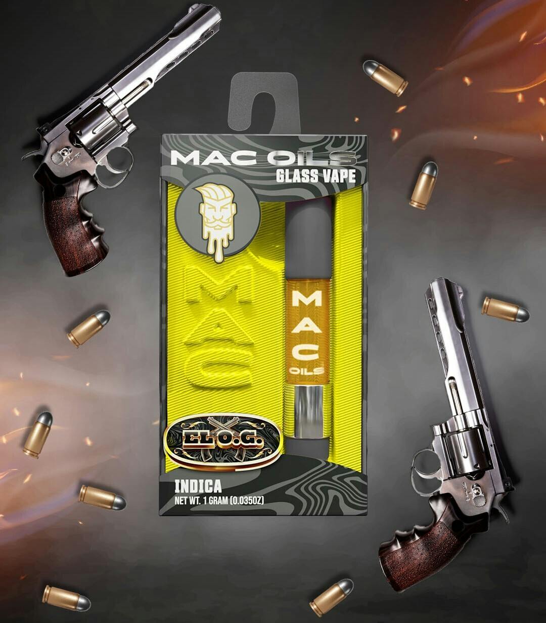 Photograph of product: Mac Oils | 1g | Vape | El O.G.