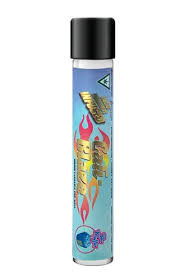Photograph of product: Cali-Blaze Liquid Diamond Infused Mango Pre Roll