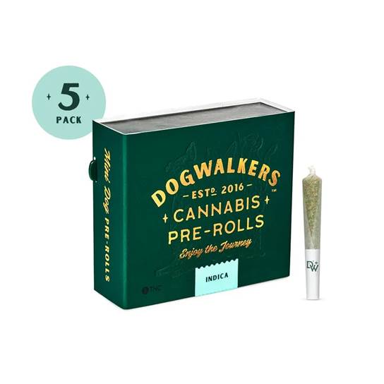 Photograph of product: Dogwalkers B Scout Preroll Minis | T25.68% | 00828 | (0.35gx5)