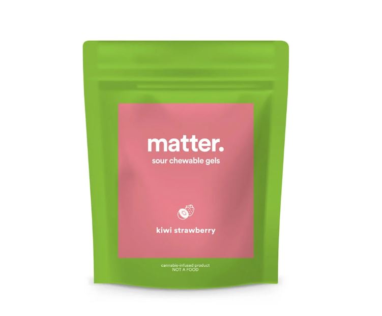 Photograph of product: Kiwi Strawberry 1:1 Chewable Gels 10mg x 10ct