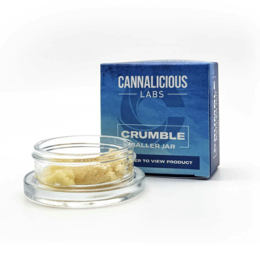Photograph of product: Cannalicious | Sweet Cheese | Crumble Baller Jar