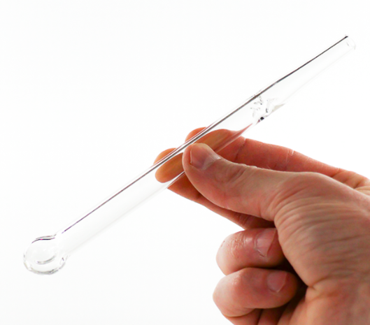 Photograph of product: Flat Mouth 3 Pinch 7" Dab Straw