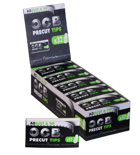 Photograph of product: OCB Premium Precut Tips | 32ct