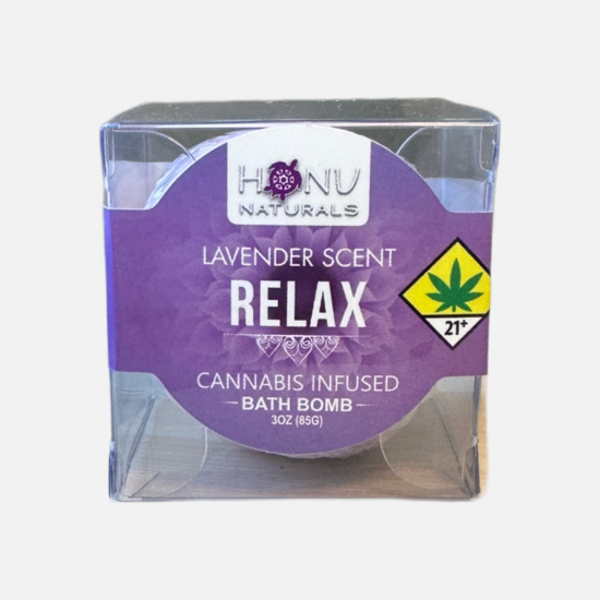 Photograph of product: Honu Lavender Bath Bomb (TH-oui:100mg) 3OZ