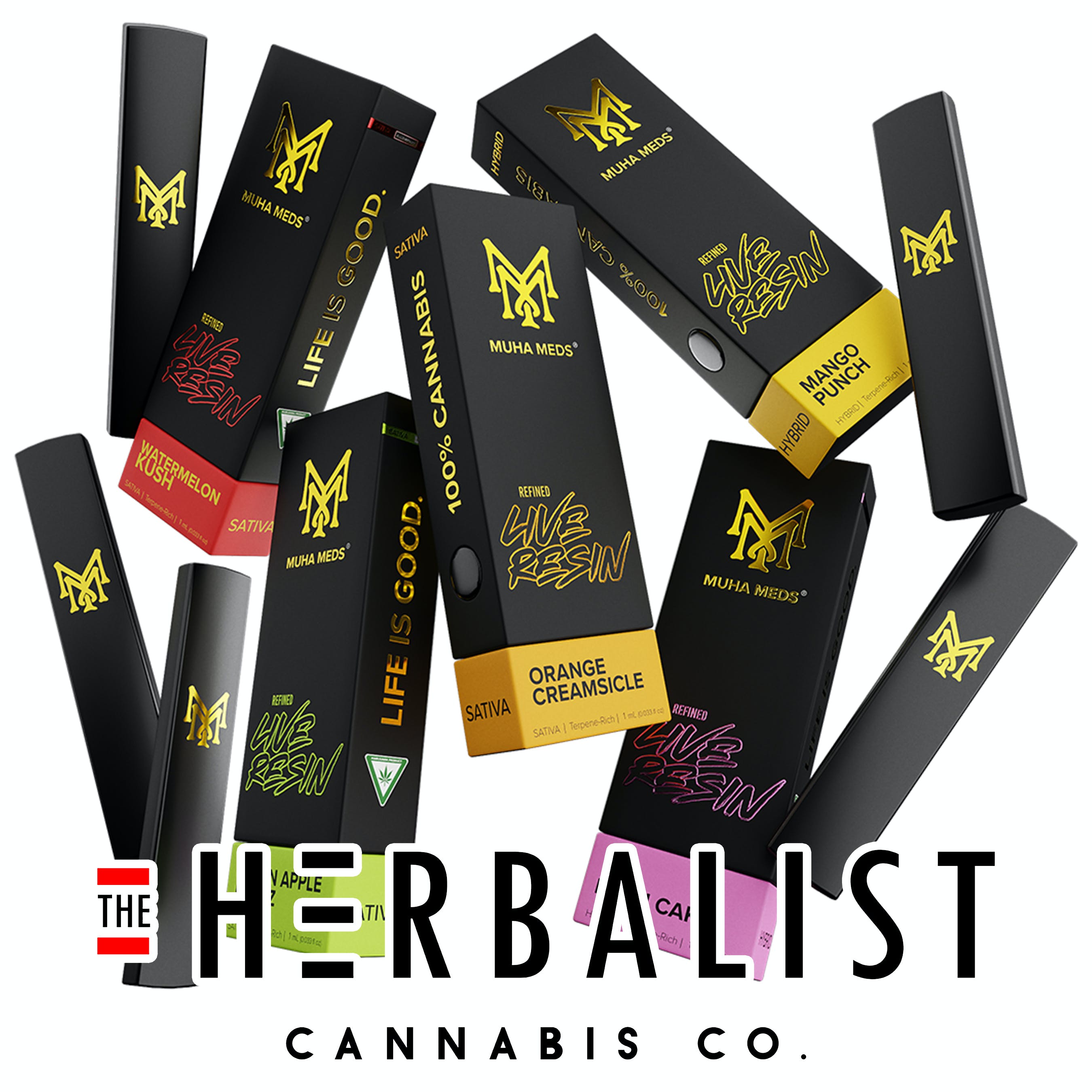 Photograph of product: Muha Meds Mavricks au chocolat Rosin Disposable .5g - Chemdawg #4