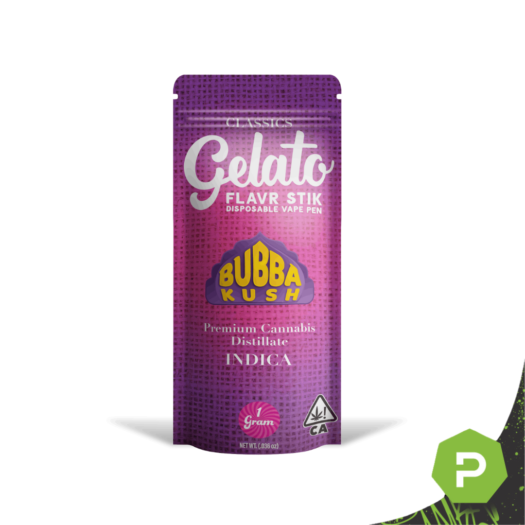 Photograph of product: Gelato Disposable | Bubba Kush