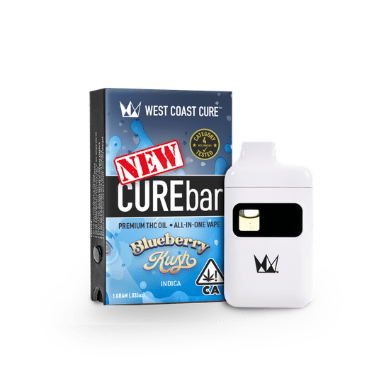 Photograph of product: Blueberry Kush AIO CUREbar - 1G - 