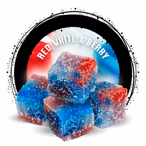 Photograph of product: Red, White, & Berry Soft Chews | 100mg | 20ct (H)