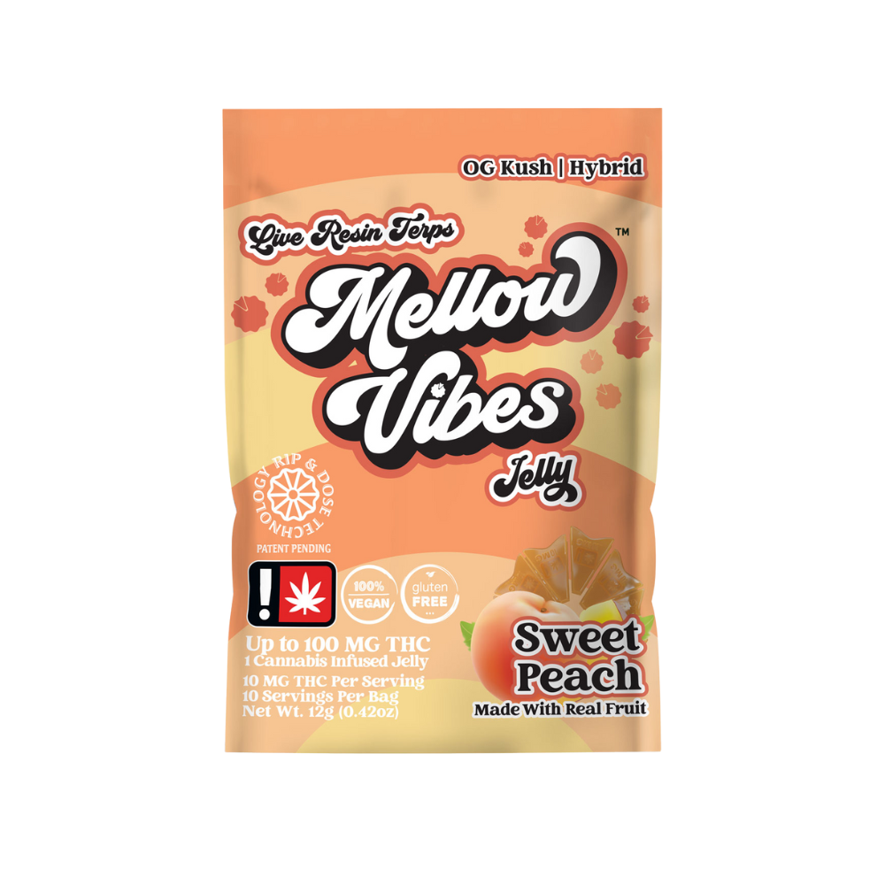 Photograph of product: Mellow Vibes - Sweet Peach (100MG)