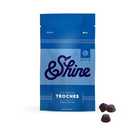 Photograph of product: 10ct/10mg Troches (Blueberry)