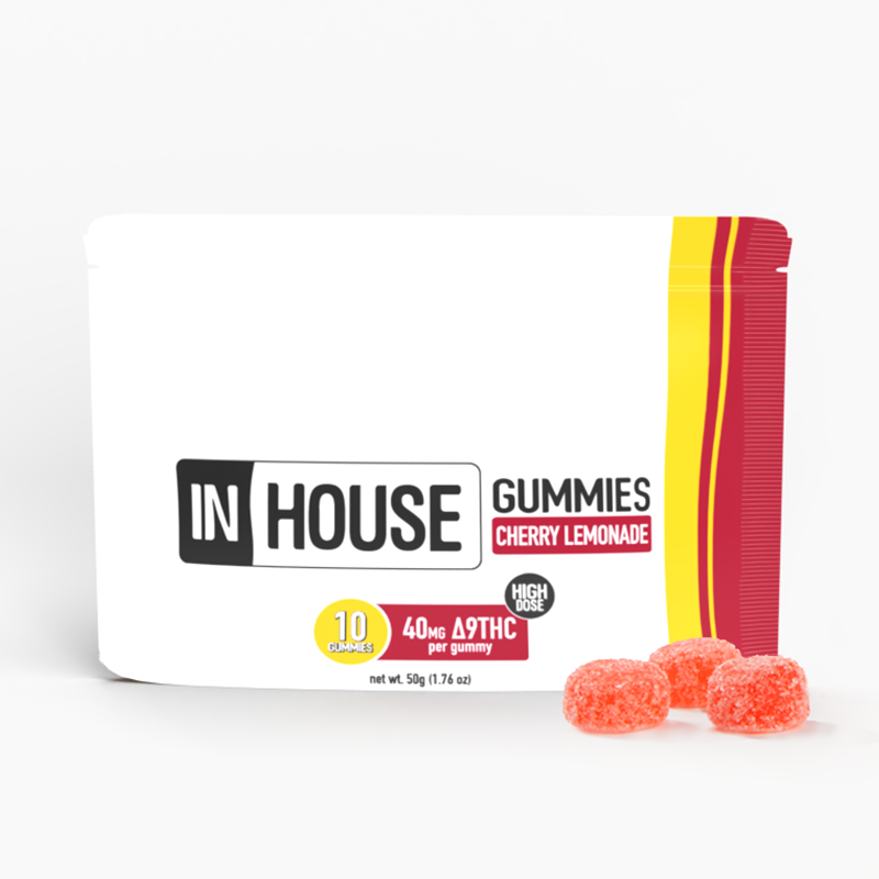 Photograph of product: In House | Peach Mango - Fast Acting | 10mg Gummies (10pk)