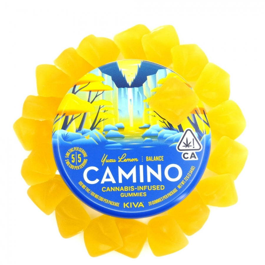 Photograph of product: Camino Yuzu Lemon Gummies