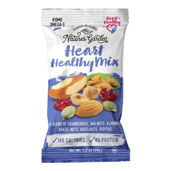 Photograph of product: NATURE'S GARDEN HEART HEALTHY TRAIL MIX