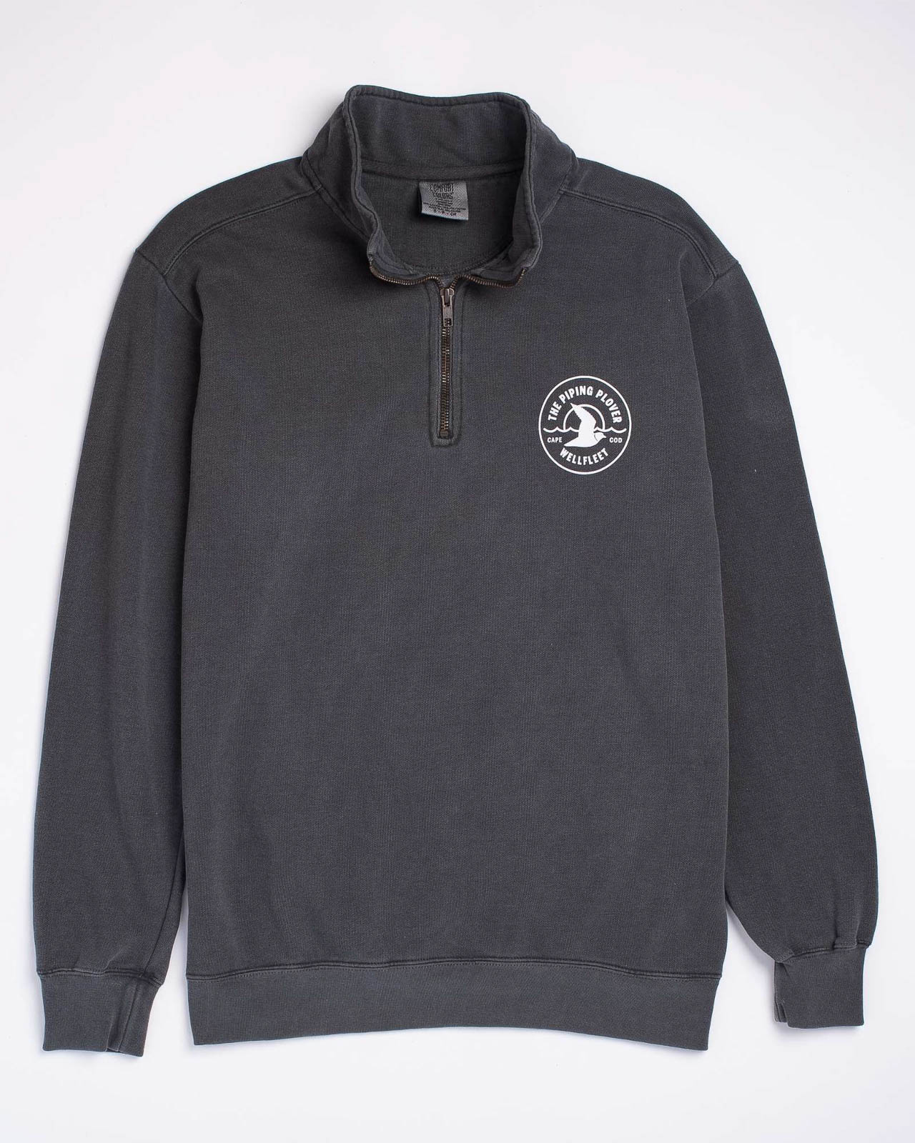 Photograph of product: Quarter-zip Sweatshirt (Dark Grey) - XL