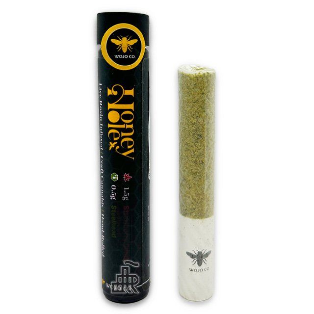 Photograph of product: Caribbean Breeze | Wojo Runtz Live Rosin (.5g) | Honey Hole | 2g