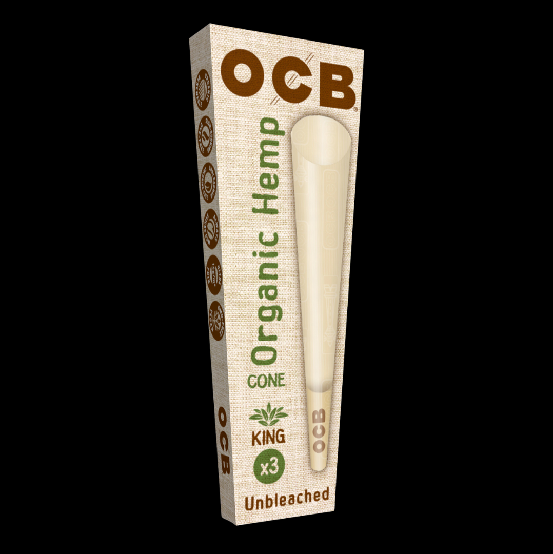 Photograph of Product: OCB - 3pk Cones - Organic Hemp