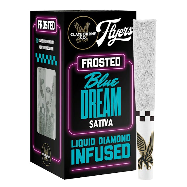 Photograph of product: Blue Dream Frosted Flyers 5Pk - Infused Preroll PK