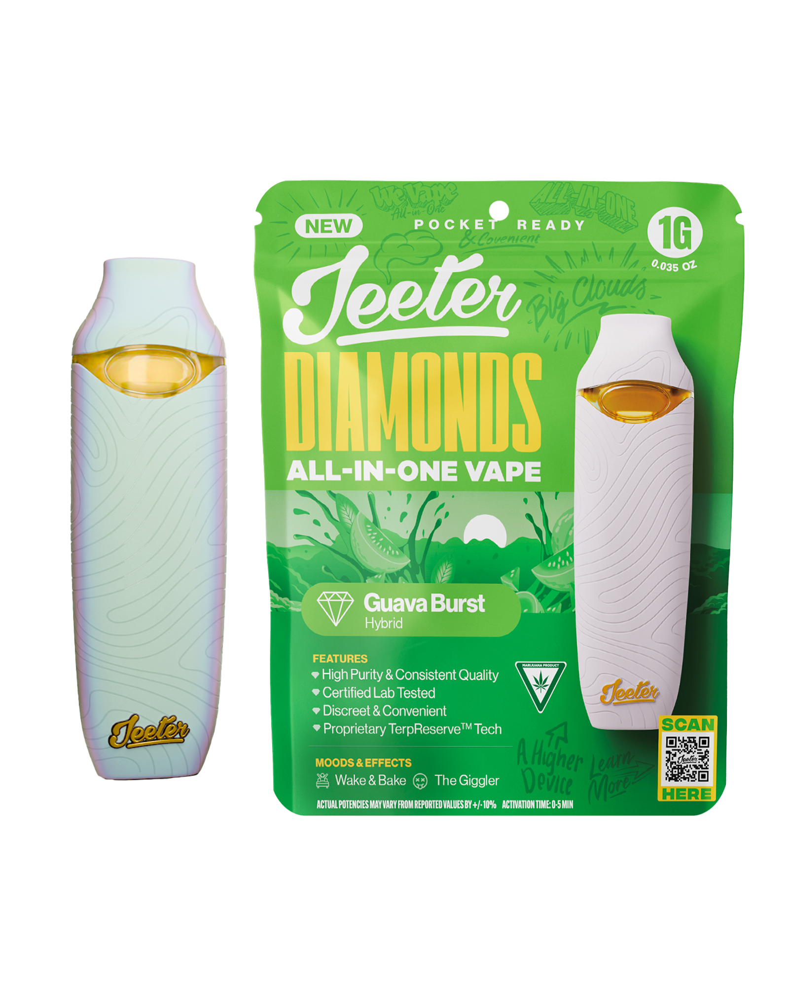 Photograph of product: Guava Burst Disposable Cart 1g