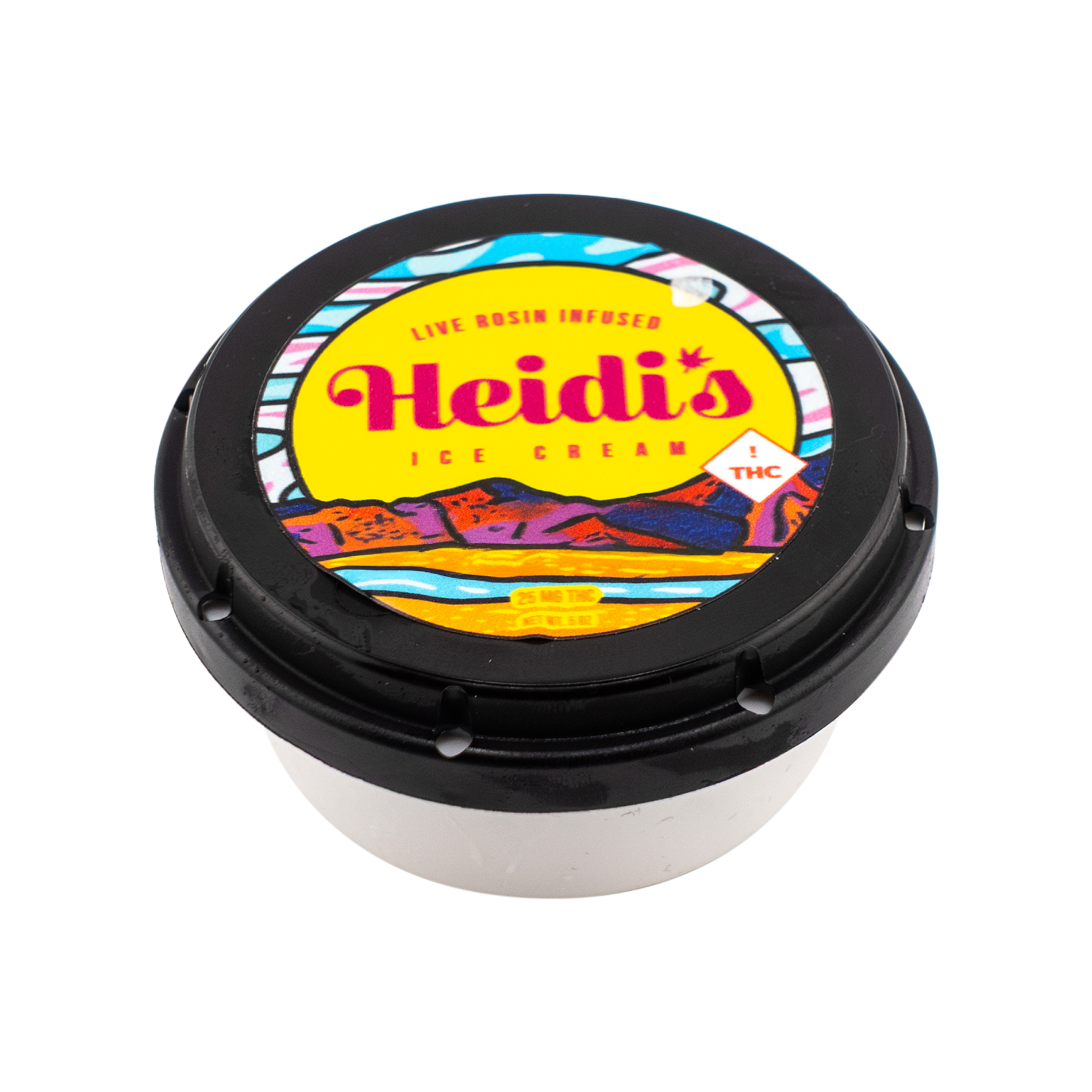 Photograph of product: Heidi's Vanilla Ice Cream 25mg