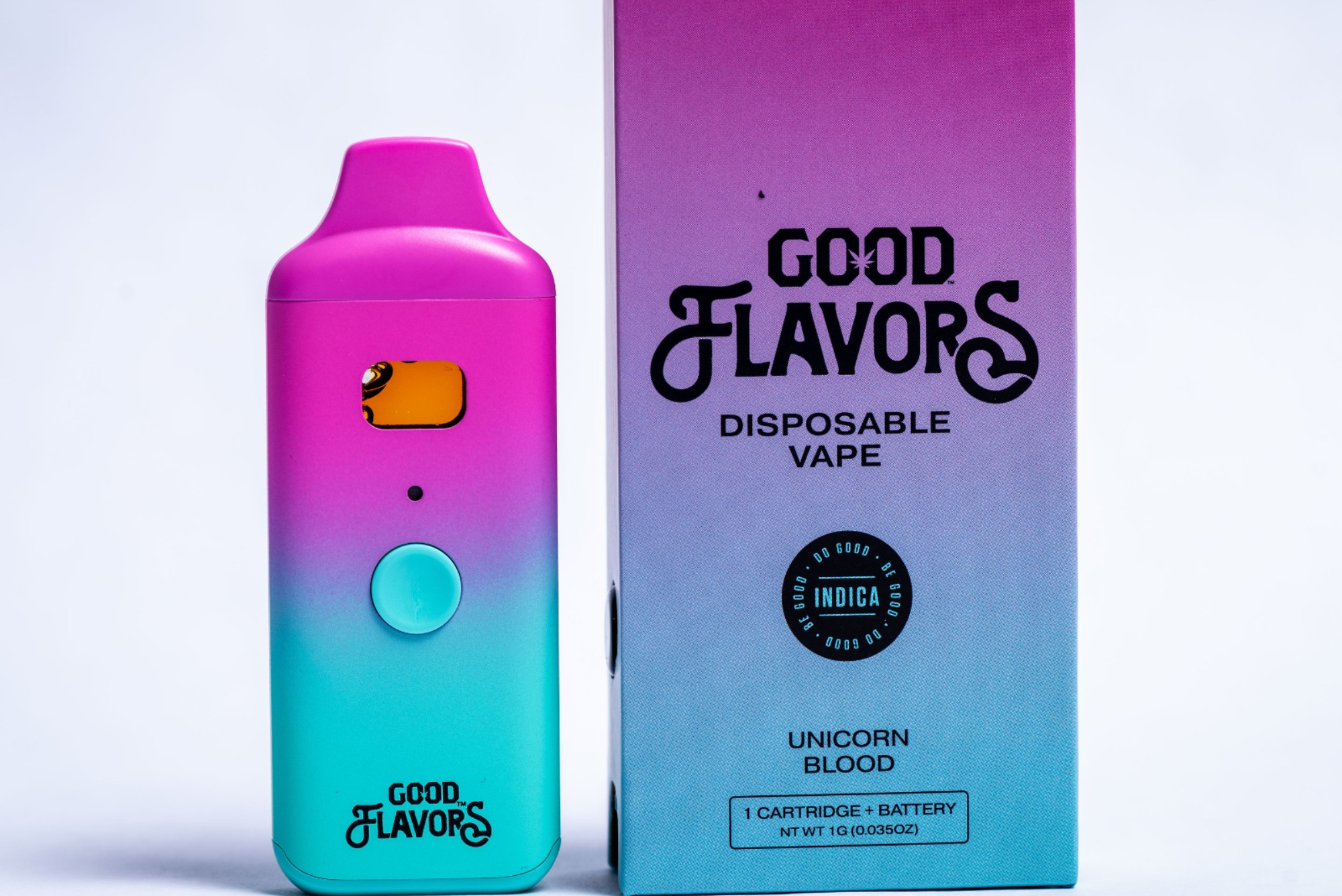 Photograph of product: *Flavors* Unicorn Blood 1g Disposable