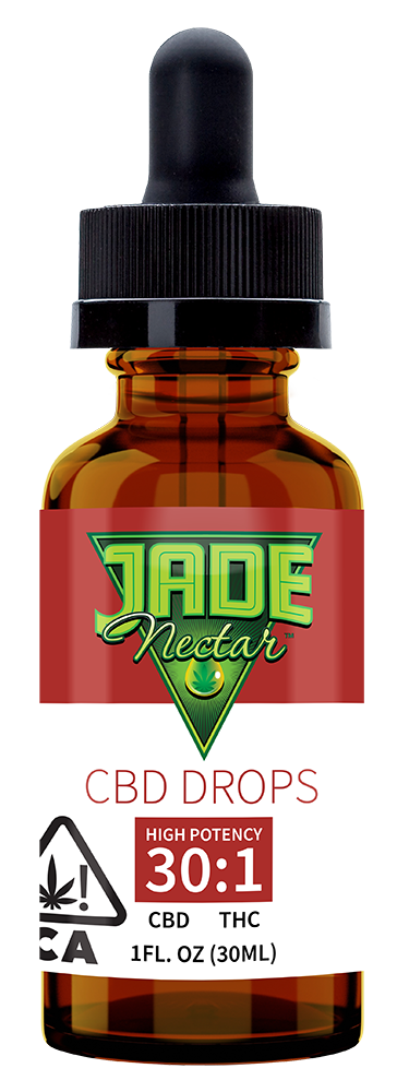 Photograph of Product: High Potency 30:1 CBD:THC Drops TINCTURE - Jade Nectar