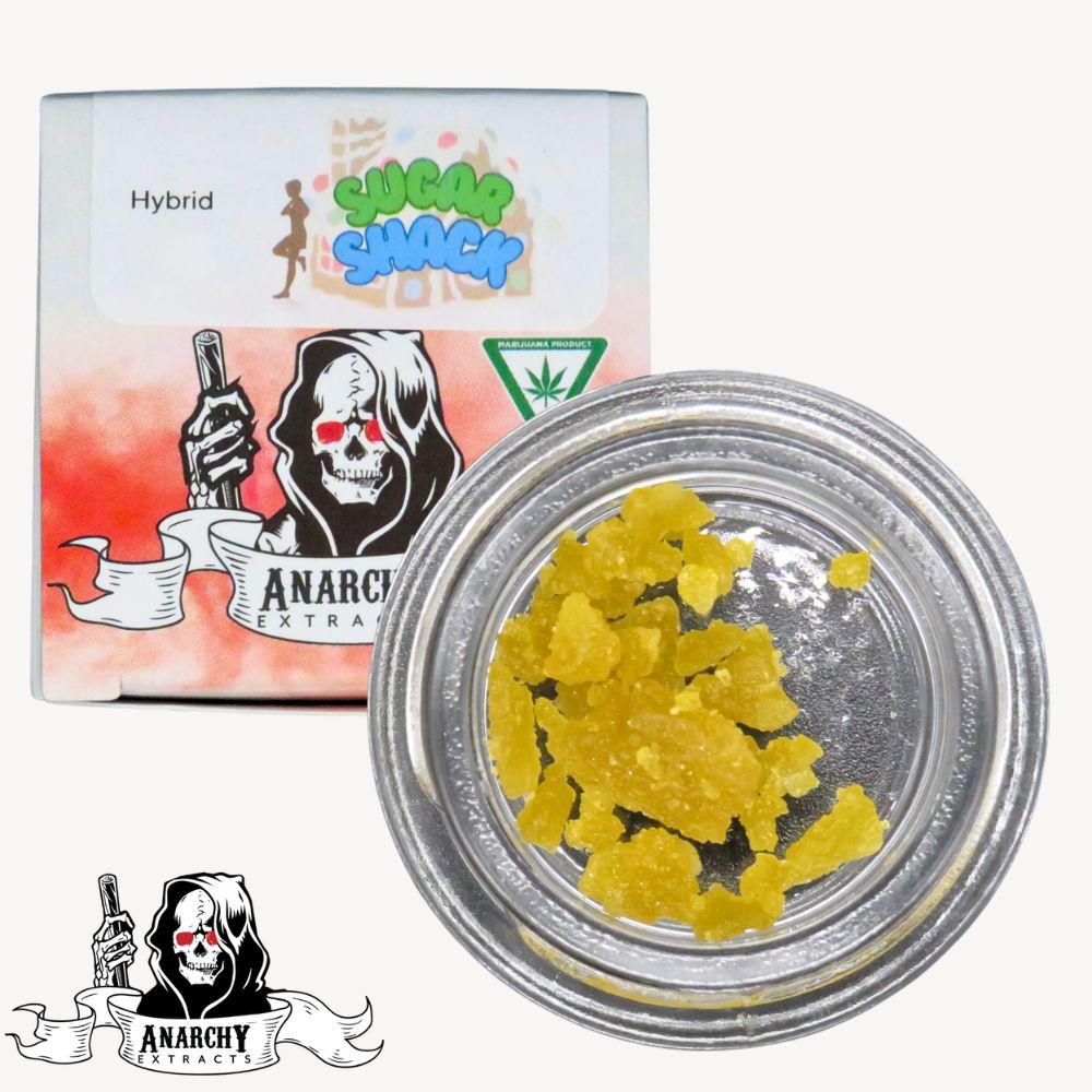 Photograph of product: ANARCHY EXTRACTS | Concentrate | Budder | Sour Orange Zkittles | 1g