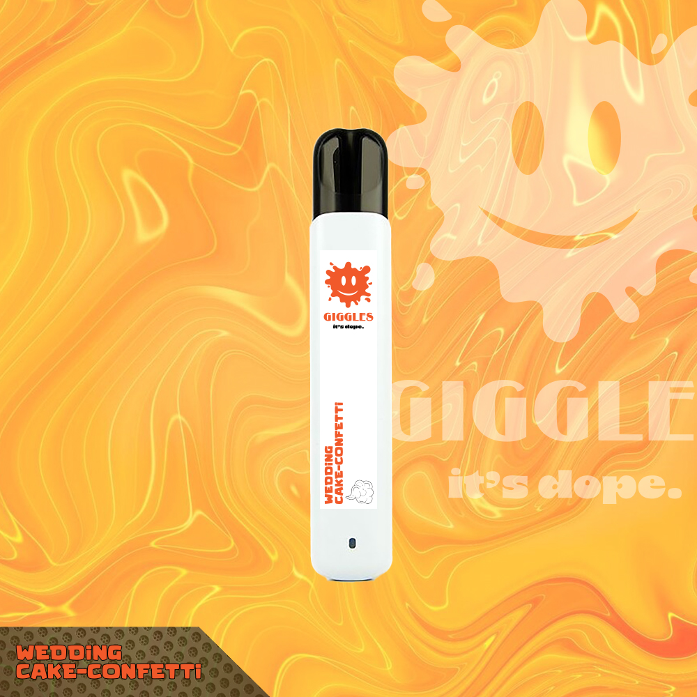 Photograph of product: Giggles Puffs | Wedding Cake Confetti | Disposable | 1g