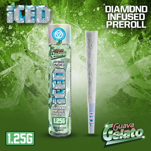 Photograph of product: Guava Gelato Infused Preroll - 1.25g - - 