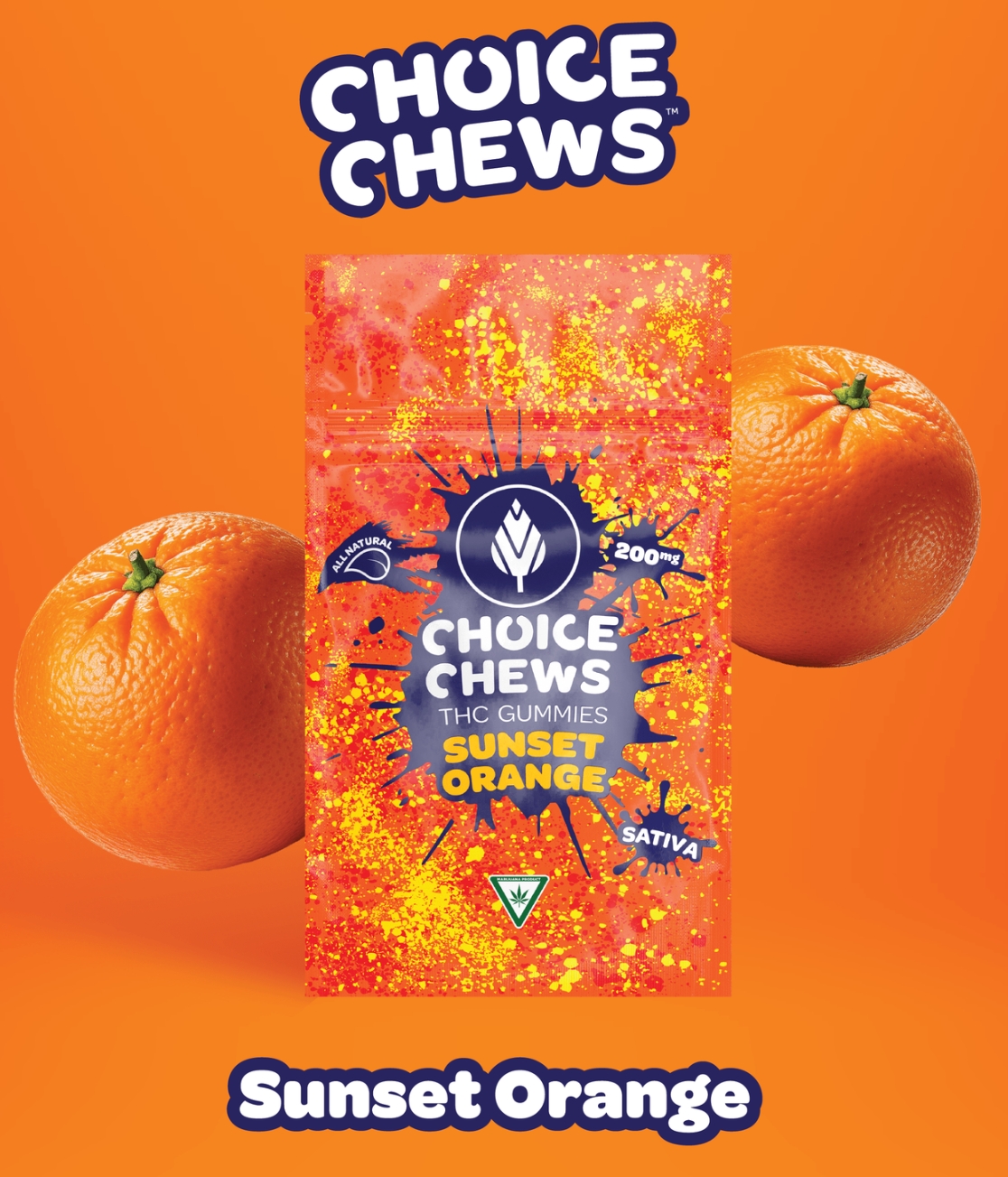 Photograph of product: Orange Sunset 100mg
