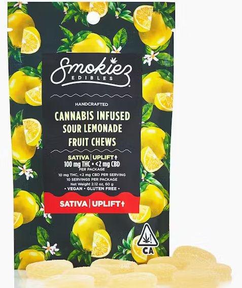 Photograph of product: SOUR LEMON FRUIT CHEWS A4