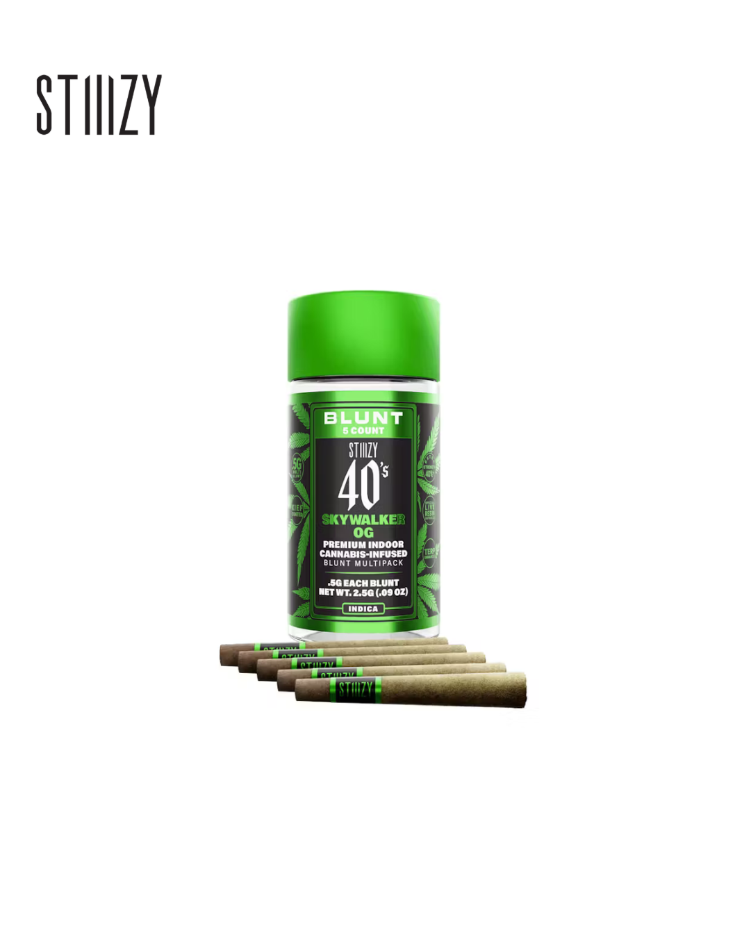 Photograph of product: SKYWALKER OG 2.5G 5 PACK INFUSED BLUNTS