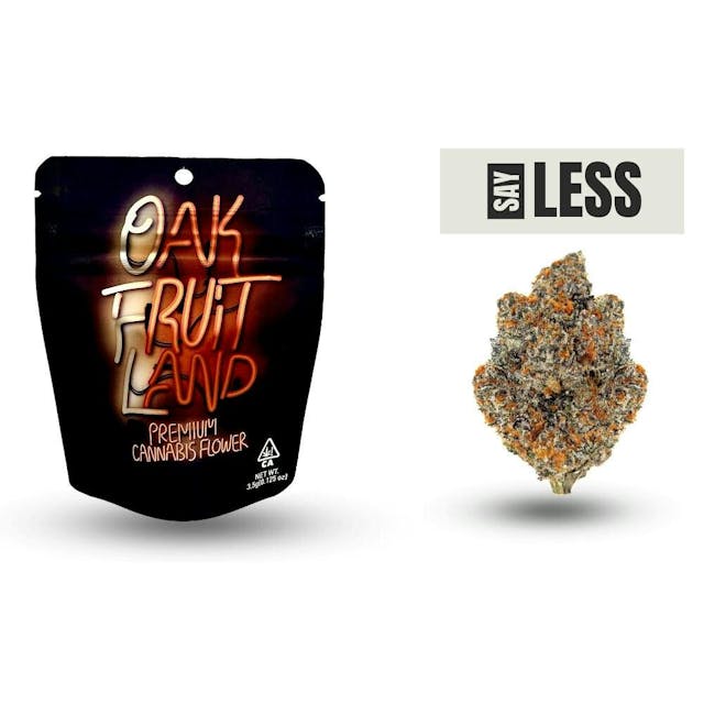 Photograph of product: Say Less Premium Flower 3.5g - Black Label Series - 