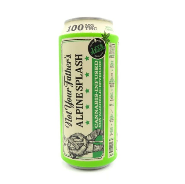 Photograph of Product: NYF Alpine Splash 16oz THC + Caffeine - Can
