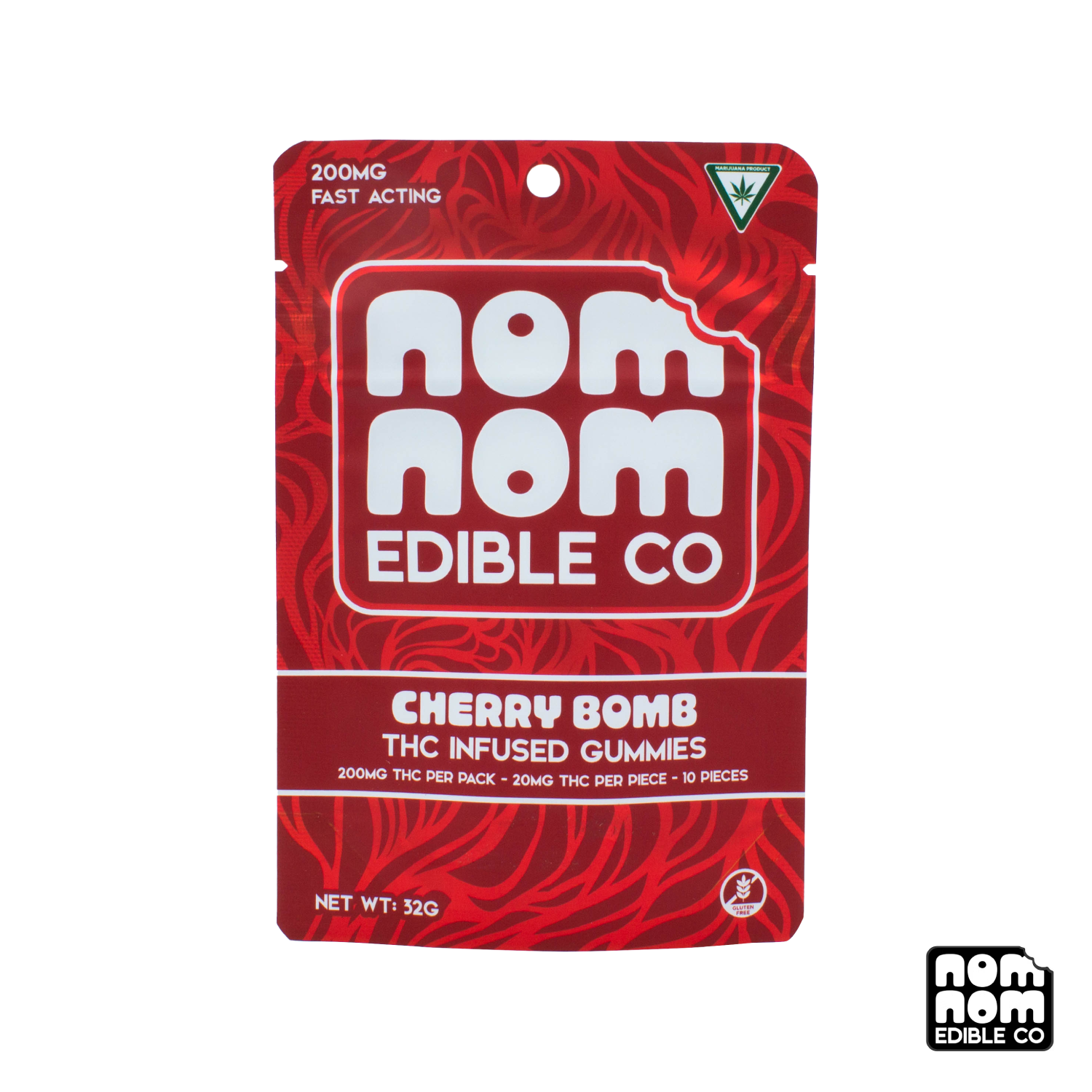 Photograph of product: Cherry Bomb Gummies | 200mg