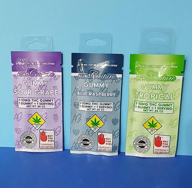 Photograph of product: 1x10mg | Agro Couture | Tropical Gummy