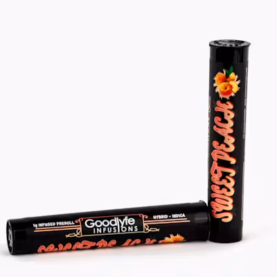 Photograph of product: GOODLYFE INFUSED PRE-ROLL | SWEET PEACH