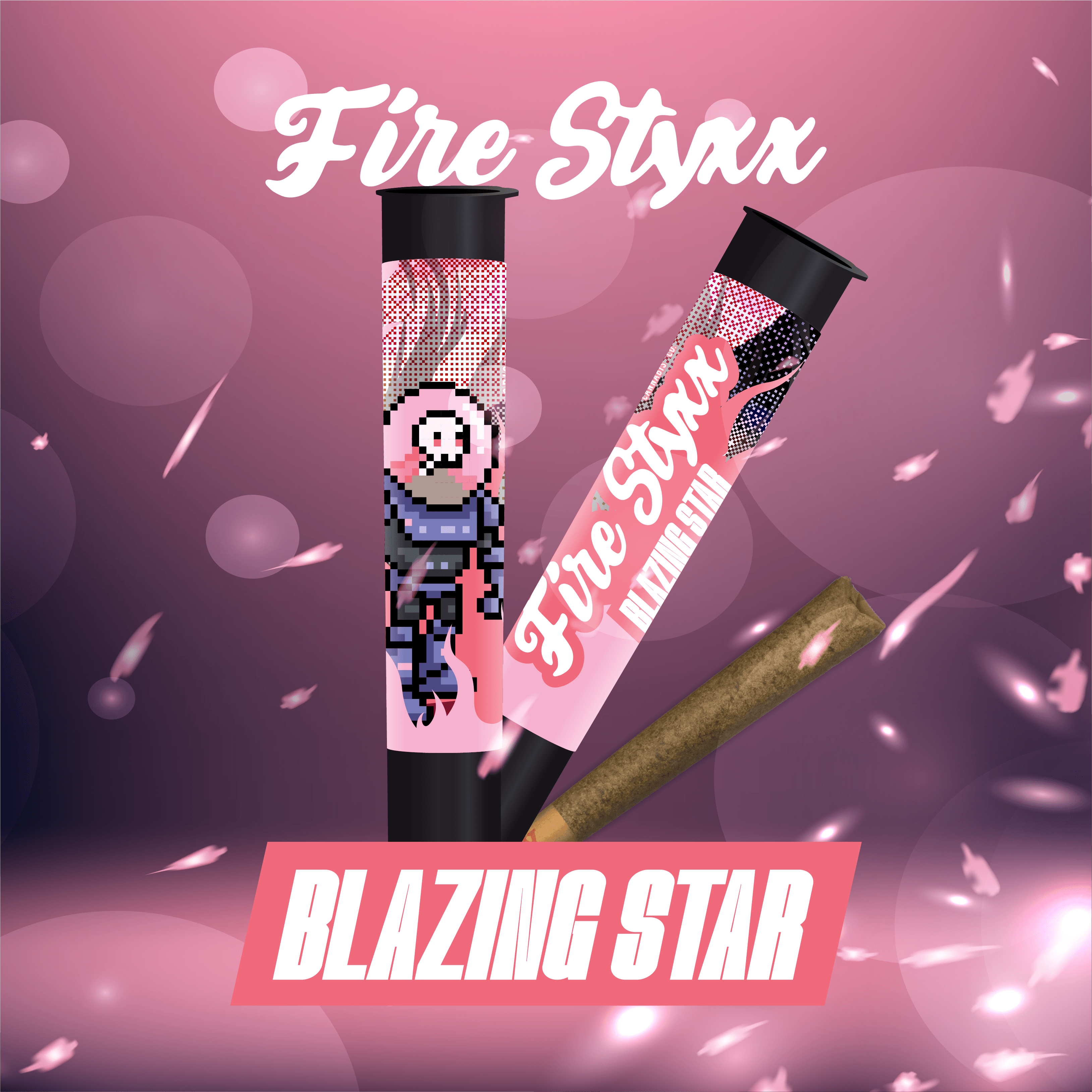 Photograph of product: Glorious | Fire Styxx | Blazing Star | 1g | Infused Pre-Roll
